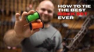 How to tie in a peep sight shorts archery bowhunting howto diy [upl. by Emelda]