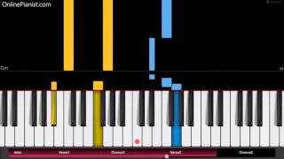 Kygo amp Ellie Goulding  First Time  Easy Piano Tutorial [upl. by Kruter]