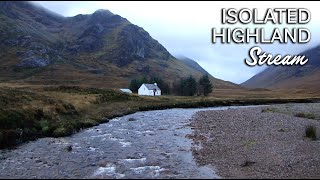 Isolated Highland Stream With Cottage on a Misty Morning [upl. by Auhsuoj]