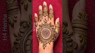 Mandala Mehndi Design  Simple Mehndi design mehndi shorts viralvideo [upl. by Nymrak559]