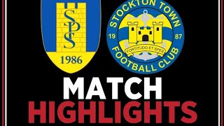 HIGHLIGHTS  Stocksbridge Park Steels 01 Stockton Town [upl. by Repooc]