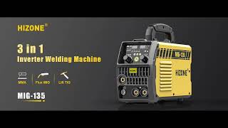 HIZONE 135A MIG Welder Machine 110V [upl. by Ydnil184]