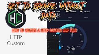 PART 1How to create a http custom VPN file and browse free without buying data packageUDP PROTOCOL [upl. by Hardy]