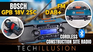 🔥THE COMPACT RADIO from BOSCH with BLUETOOTH amp DAB Bosch GPB 18V 2 SC in test 😱  Review amp Test [upl. by Riek]