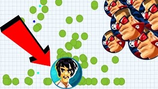 Agario New Bruce Lee Skin Epic Solo 1 on 1 Agario Mobile Gameplay [upl. by Iatnwahs]