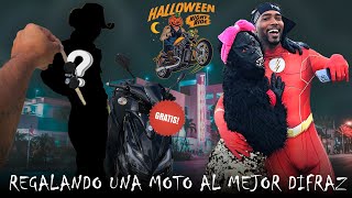 Regalamos una MOTO al mejor disfraz de Halloween 🎃🏍️ [upl. by Asseralc]