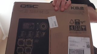 Qsc k82 unboxing and review part 1 the unboxing [upl. by Mendie465]