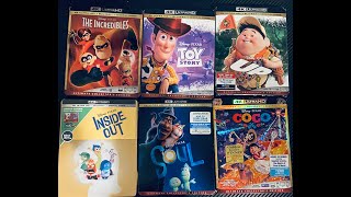 COLLECTION UPDATE My Entire 4k Pixar collection with 2022 releases [upl. by Layol]