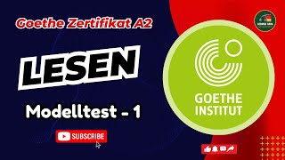 Goethe Zertifikat A2 Exam  Lesen  Modelltest  2  Lesen With Answers  Learn German Online [upl. by Wivinah]