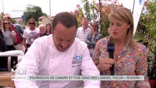 RECETTE  Tournedos et foie gras des Landes façon quotRossiniquot [upl. by Yeldah826]