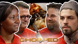 Chopped Hot Cross Buns Wreck Fish amp Mac n Cheese  Full Episode Recap  S9 E4  Food Network [upl. by Dripps453]