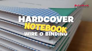 A5 HARDCOVER NOTEBOOK with Wire O binding  Buku Nota [upl. by Arremat]