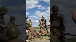 Germans took Soviet soldiers prisoner in WW2 reenacting [upl. by Base946]