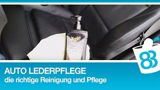 Auto Lederpflege  die richtige Reinigung und Pflege metoo 83 [upl. by Peers516]