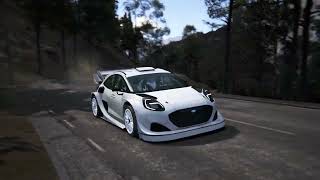 Assetto Corsa test Montecarlo 2024  Ford Puma Rally1  driver Marco Pittavino [upl. by Aysahc]