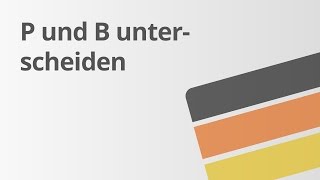 Die Buchstaben B und P am Wortende auseinanderhalten  Deutsch  Schreiben lernen [upl. by Gipps]