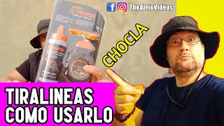 Tiralineas chocla Para marcar lineas perfectas  como usarlo [upl. by Nayarb]