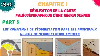 1BAC SVT  Réalisation de la carte paléogéographique part 3 Les conditions de sédimentation [upl. by Eittah]