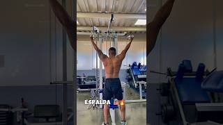 Rutina de espalda gym gymmotivation gymlife gymlover gymlifestyle gymrat gymaddict [upl. by Bibbie]