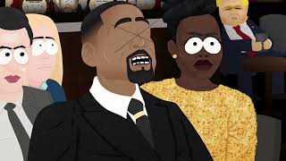 Will Smith SLAPS Chris Rock at Oscars 2022  South Park Animated [upl. by Russi]