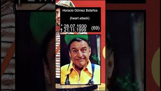 7 deceased El Chavo del Ocho actors part 1 [upl. by Cuttler]