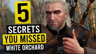 WITCHER 3 5 Hidden Details You May Have Missed in White Orchard [upl. by Green]