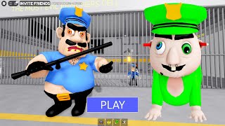 BRUNOS FAMILY PRISON RUN Obby  All Bosses Unlocked Polly Tank Dog Police Man Green Mosnte [upl. by Alcus]