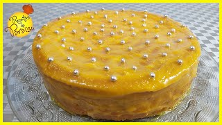 BOLO DE ANIVERSÁRIO SIMPLES COM DOCE DE OVOS E CALDA DE LIMÃO  🍎 Receitas do Paraíso [upl. by Salokcin364]