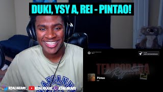 so much POTENTIAL Duki YSY A amp Rei  Pintao REACTION [upl. by Oram]