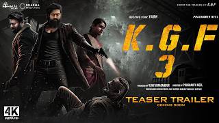 KGF  Chapter 3  Hindi Trailer  Rocking Star Yash Raveena Tandon  Prashant Neel  Hombale Film [upl. by Behlke]