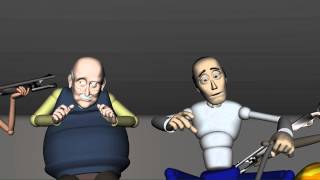 Statler and waldorf 3D animation [upl. by Imoan]