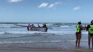 Surf Boats at Nielson Beach [upl. by Anialed834]