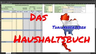 Das Excel Thailand Haushaltsbuch Budgetieren amp Finanzkontrolle mit ein paar Klicks [upl. by Tobie]