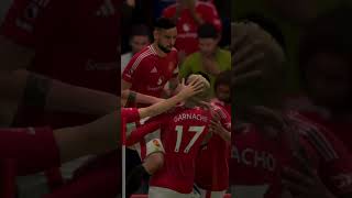 Man United vs Brentford  Premier League 2024  Football Shorts Highlights  FC 24 shorts [upl. by Suhail]