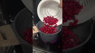 canninglife canning foodpreservation cranberrysauce cranberry recipe thanksgivingrecipe food [upl. by Dinerman]