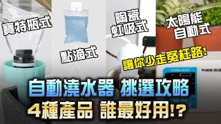 【K 3C】盆栽自動澆水器挑選攻略 4款產品實測PK｜園藝、花卉、太陽能、DIY、盆栽 [upl. by Sliwa]