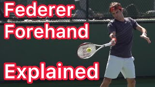 Roger Federer Forehand Analysis Advanced Tennis Technique Explained [upl. by Trip841]