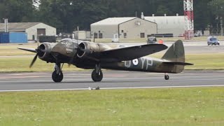 Bristol Blenheim GBPIV arrival at RAF Fairford RIAT 2015 AirShow [upl. by Hoseia]