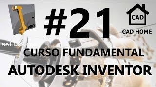 21 Curso Inventor  Ensamblaje  Restricciones  Constrain [upl. by Aicak]