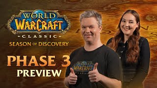 Phase 3 Preview  Season of Discovery  World of Warcraft [upl. by Rakel]