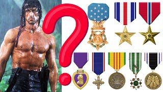 What Are John Rambos Military Medals [upl. by Atiuqihs84]