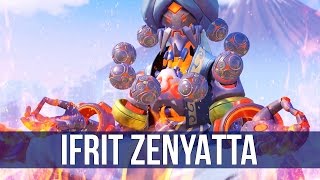 Overwatch Ifrit Zenyatta Gameplay Overwatch Quick Match [upl. by Kcirdor]