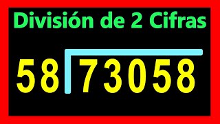 ✅👉Divisiones de 2 cifras afuera y 5 adentro ✅Dividir por 2 cifras [upl. by Rexford332]