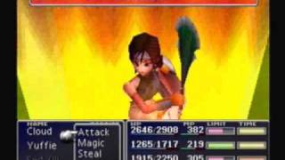 Final Fantasy VII  Limit Breaks Yuffie Kisaragi [upl. by Dimphia615]