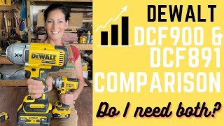 Comparing DeWalt 12” High Torque amp Mid Range Impact Wrenches STATS DCF900 DCF891 ReviewOverview [upl. by Gonroff77]