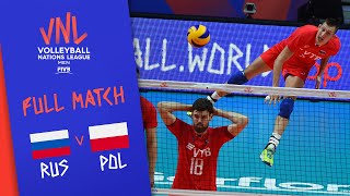 Russia v Poland  Full Match  Final Round Pool B  Mens VNL 2018 [upl. by Emmons]