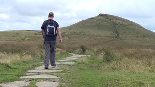 065 Summit of Shutlingsloe Macclesfield Forest and the Cheshire Matterhorn Peak District 2016 [upl. by Irtimed414]