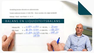 Het opstellen van een balans en liquiditeitsbalans [upl. by Llehsem]