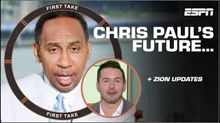 Stephen A and JJ Redick DEBATE Chris Paul’s future Lakers or Clippers 🔥  First Take [upl. by Dalohcin]