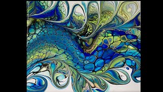 1019 Swipe and Swirl Technique  Awesome  Paint Pouring [upl. by Narra]